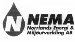 N NEMA Norrlands Energi & Miljöutveckling AB – varumärkesbild för Trähallen AB