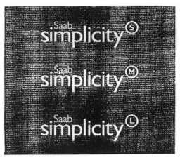 Saab Simplicity Saab Simplicity Saab Simplicity – varumärkesbild för SAAB Automobile Aktiebolag