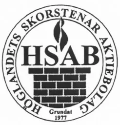 HSAB HÖGLANDETS SKORSTENAR AKTIEBOLAG Grundat 1977 – varumärke, Aktiebolaget Höglandets Skorstenar