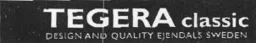 TEGERA classic DESIGN AND QUALITY EJENDALS SWEDEN – varumärkesbild för Ejendals Aktiebolag