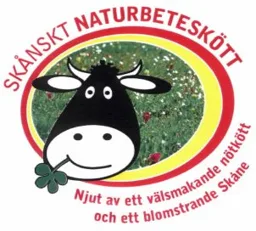 SKÅNSKT NATURBETESKÖTT Njut av ett välsmakande nötkött och ett blomstrande Skåne – varumärkesbild för Skånskt Naturbeteskött ekonomisk förening