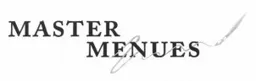 MASTER MENUES – varumärkesbild för Otho Ventures AB