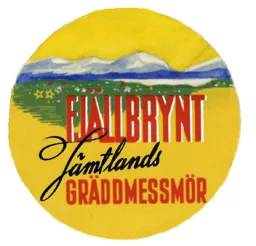 FJÄLLBRYNT Jämtlands GRÄDDMESSMÖR – varumärkesbild för Foodmark AB