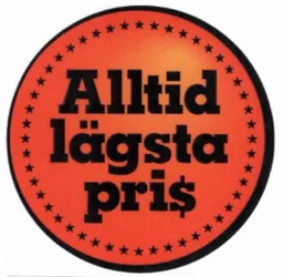 Alltid lägsta pris – varumärkesbild för Bergendahl & Son Aktiebolag