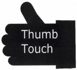 Thumb Touch – varumärkesbild för EKG Kinortkele Aktiebolag