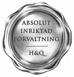 ABSOLUT INRIKTAD FÖRVALTNING h&q – varumärkesbild för HQ AB
